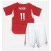 Nottingham Forest Chris Wood #11 Dětské Oblečení Domácí Dres 2023-24 Krátkým Rukávem (+ trenýrky)